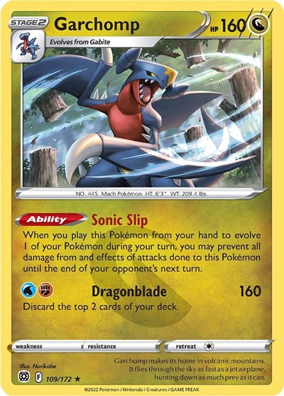Garchomp #109 Brilliant Stars