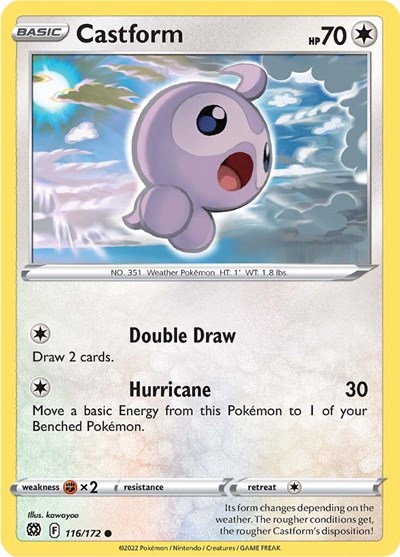 Castform #116 Brilliant Stars