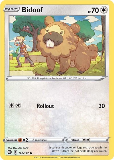 Bidoof #120 Brilliant Stars