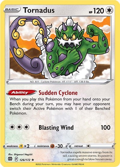 Tornadus #126 Brilliant Stars