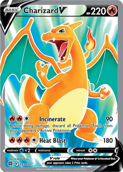 Charizard V #153 Brilliant Stars