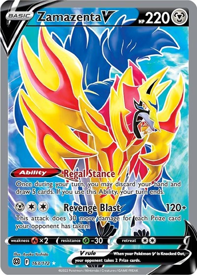 Zamazenta V #163 Brilliant Stars