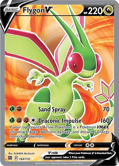 Flygon V #164 Brilliant Stars