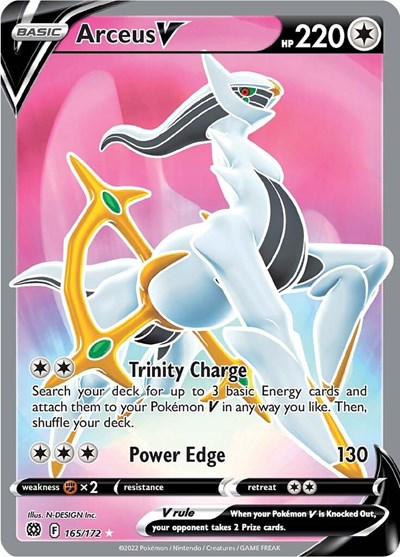 Arceus V #165 Brilliant Stars