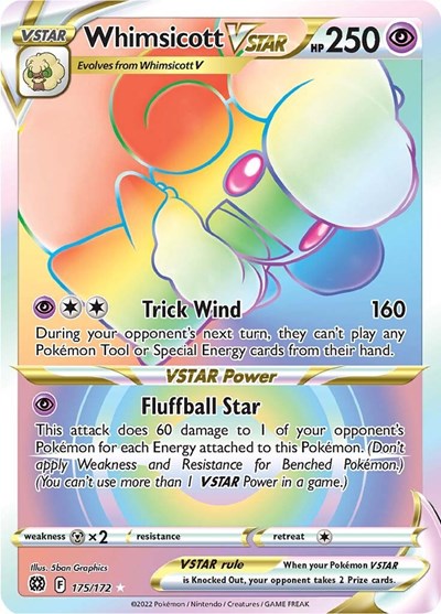 Whimsicott VSTAR #175 Brilliant Stars