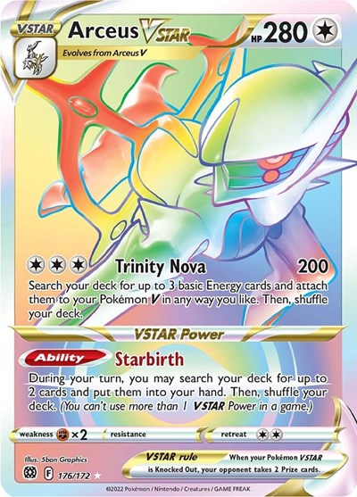 Arceus VSTAR (Secret) #176 Brilliant Stars