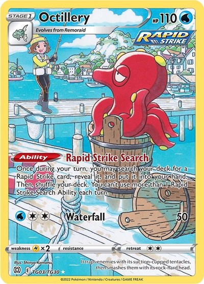 Octillery #TG03 Brilliant Stars Trainer Gallery