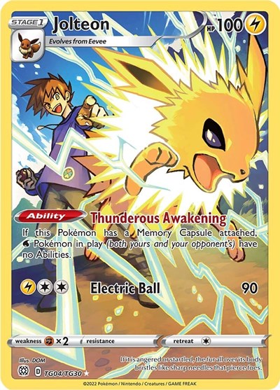 Jolteon #TG04 Brilliant Stars Trainer Gallery