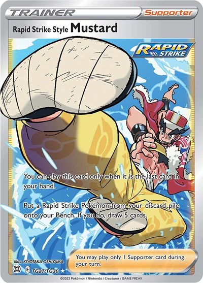 Rapid Strike Style Mustard #TG27 Brilliant Stars Trainer Gallery