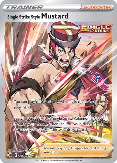 Single Strike Style Mustard #TG28 Brilliant Stars Trainer Gallery