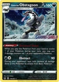 Galarian Obstagoon #119 Miscellaneous Cards & Products