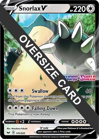 Snorlax V #141 Jumbo Cards