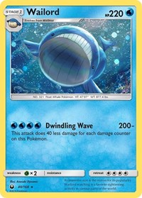 Wailord #40 Blister Exclusives