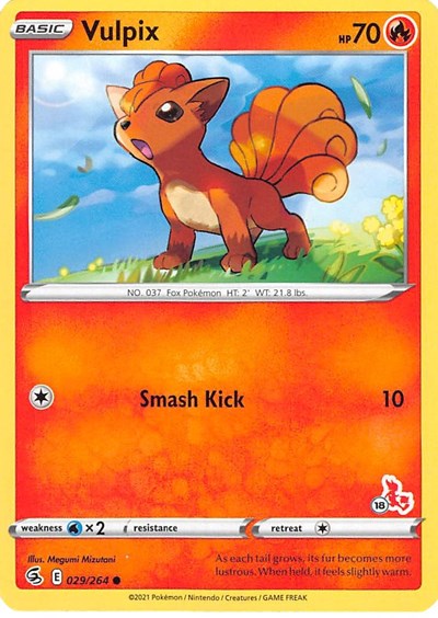 Vulpix #29 Battle Academy 2022