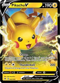 Pikachu V #43 Battle Academy 2022