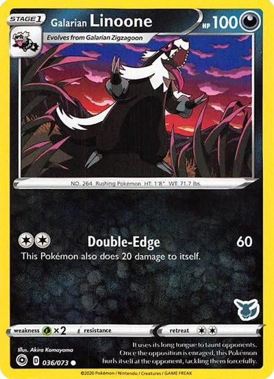 Galarian Linoone #36 Battle Academy 2022