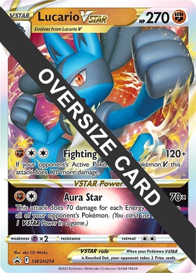 Lucario VSTAR #SWSH214 Jumbo Cards