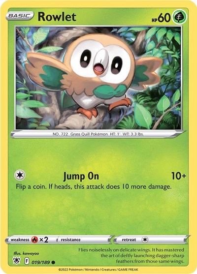 Rowlet #19 Astral Radiance