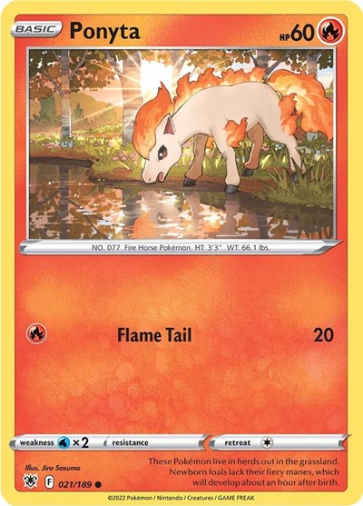 Ponyta #21 Astral Radiance