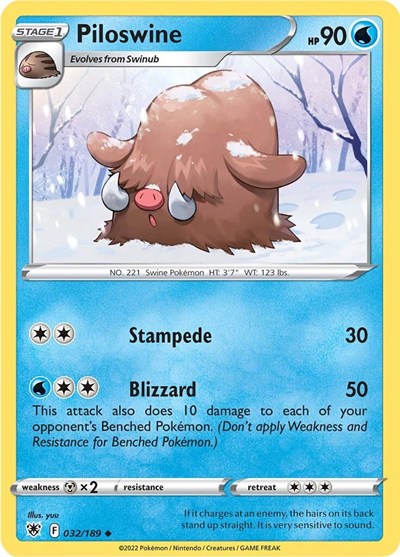 Piloswine #32 Astral Radiance