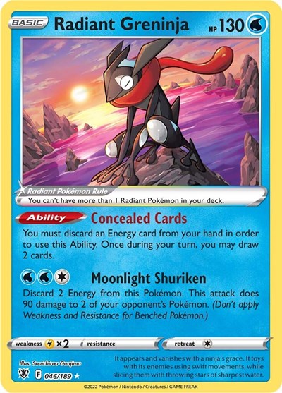 Radiant Greninja #46 Astral Radiance