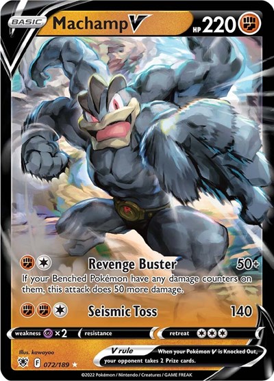 Machamp V #72 Astral Radiance