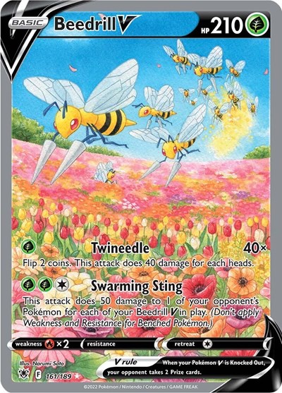 Beedrill V #161 Astral Radiance