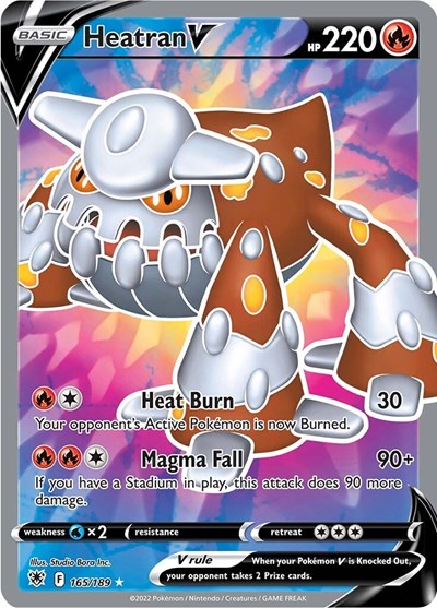 Heatran V #165 Astral Radiance