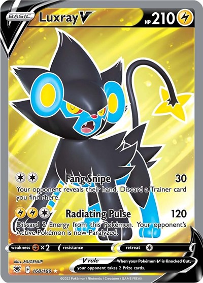 Luxray V #168 Astral Radiance