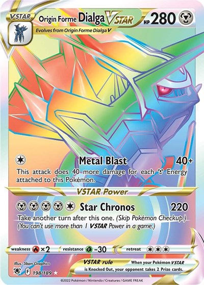 Origin Forme Dialga VSTAR #198 Astral Radiance