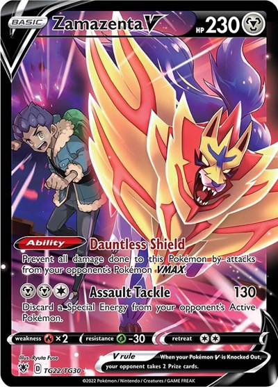 Zamazenta V #TG22 Astral Radiance Trainer Gallery