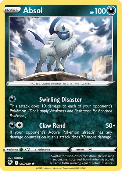 Absol #97 PSA 10