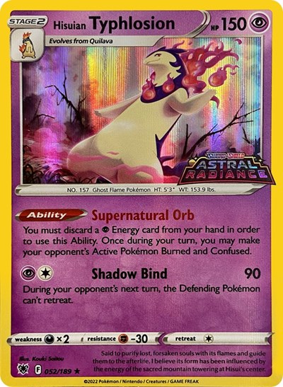 Hisuian Typhlosion #52 Miscellaneous Cards & Products