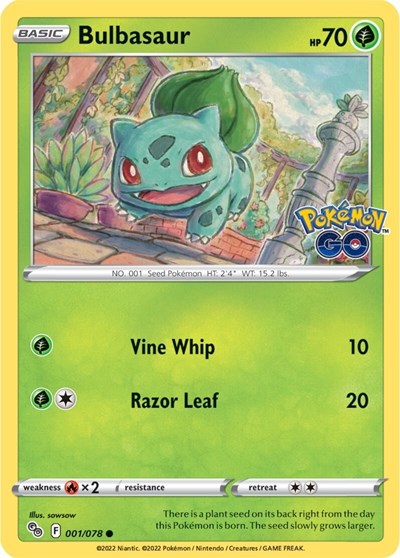 Bulbasaur #1 Pokemon GO