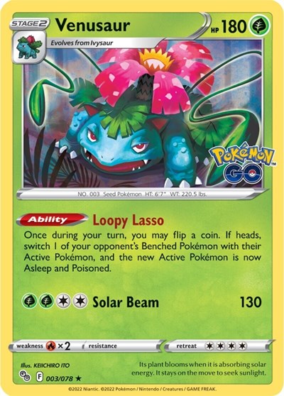 Venusaur #3 Pokemon GO
