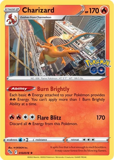 Charizard #10 Pokemon GO
