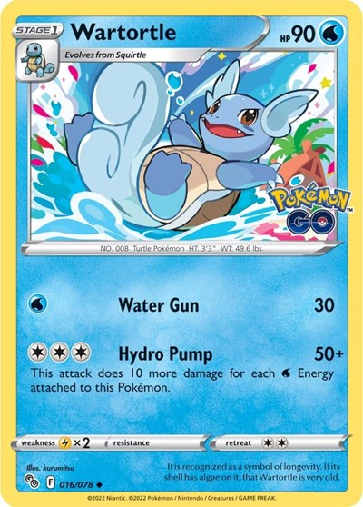 Wartortle #16 Pokemon GO