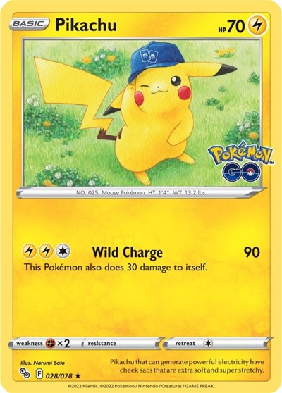 Pikachu #28 Pokemon GO