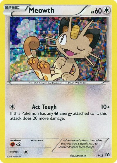 Meowth #11 McDonald's Promos 2016