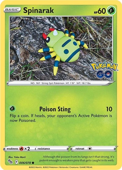 Spinarak #6 Pokemon GO