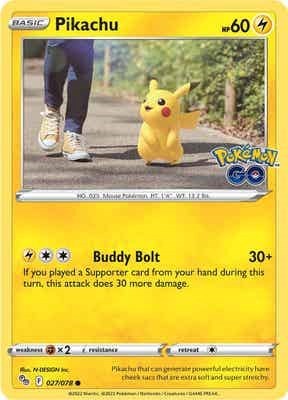 Pikachu #27 Pokemon GO