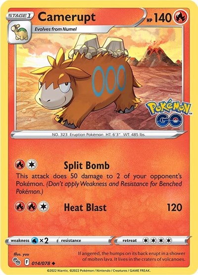 Camerupt #14 Pokemon GO