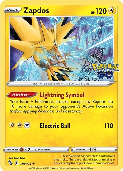 Zapdos #29 Pokemon GO