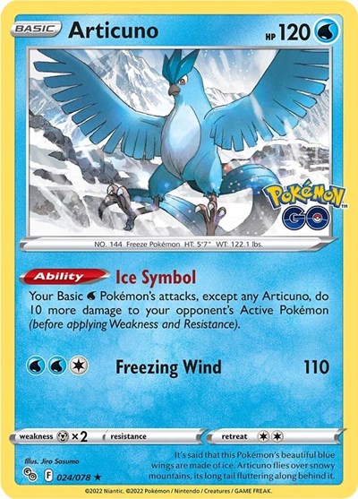 Articuno #24 Pokemon GO