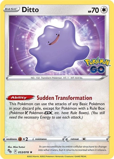 Ditto #53 Pokemon GO