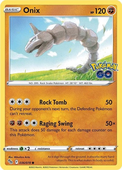 Onix #36 Pokemon GO
