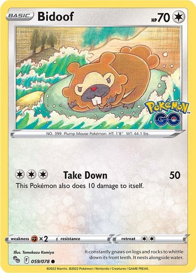 Bidoof #59 Pokemon GO