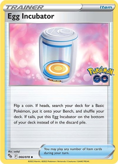 Egg Incubator #66 Pokemon GO