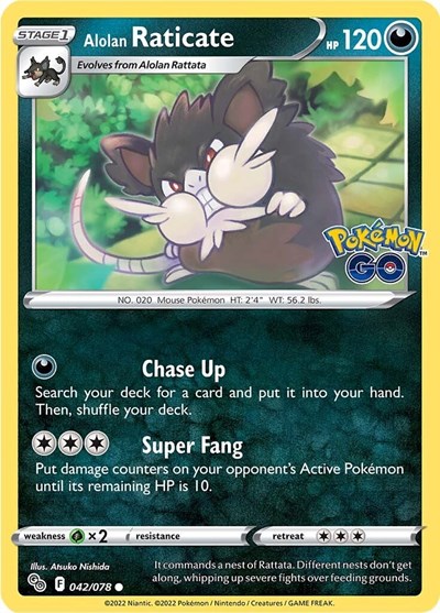 Alolan Raticate #42 Pokemon GO