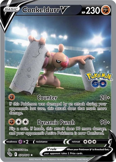 Conkeldurr V #74 Pokemon GO
